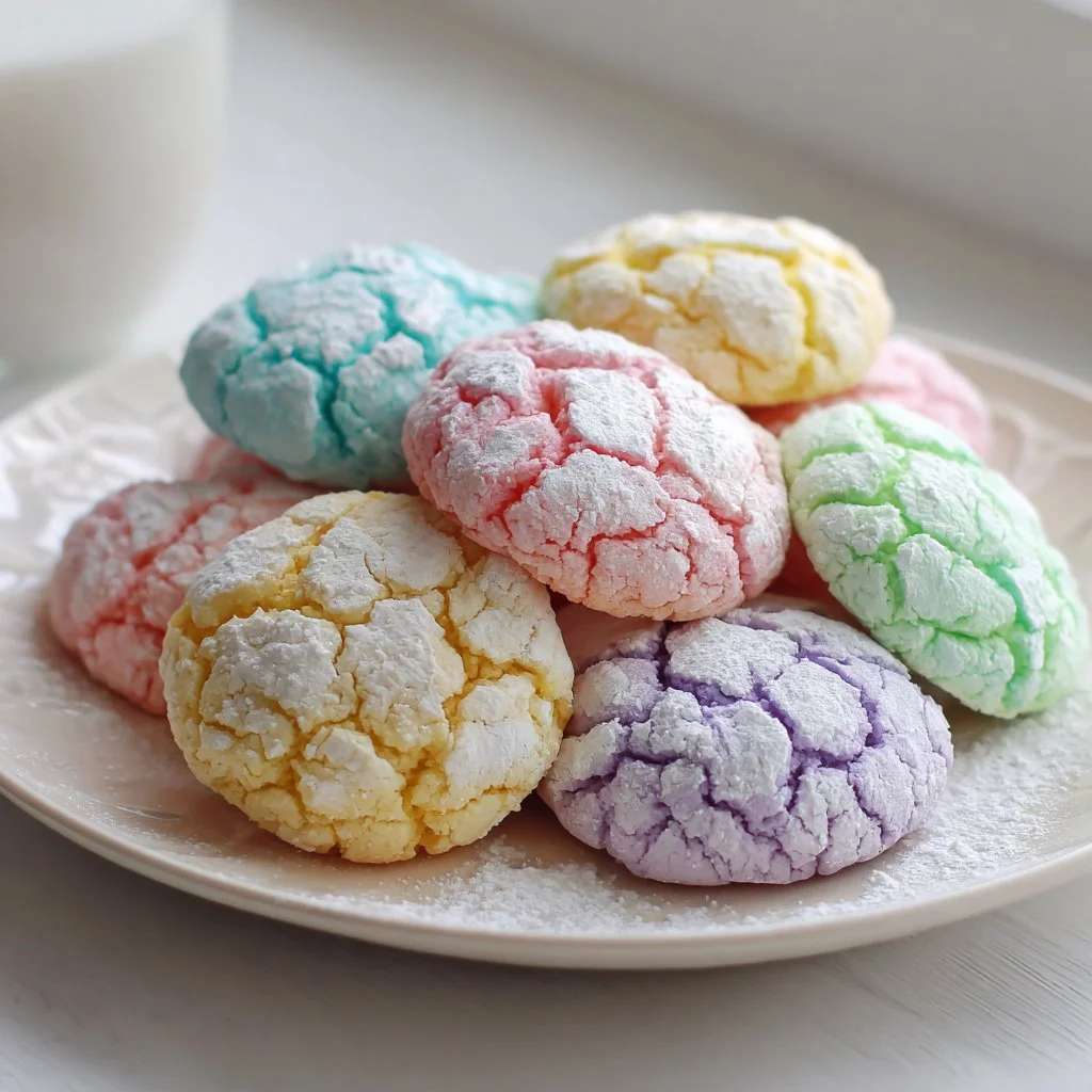 Springtime Crinkle Cookies Recipe