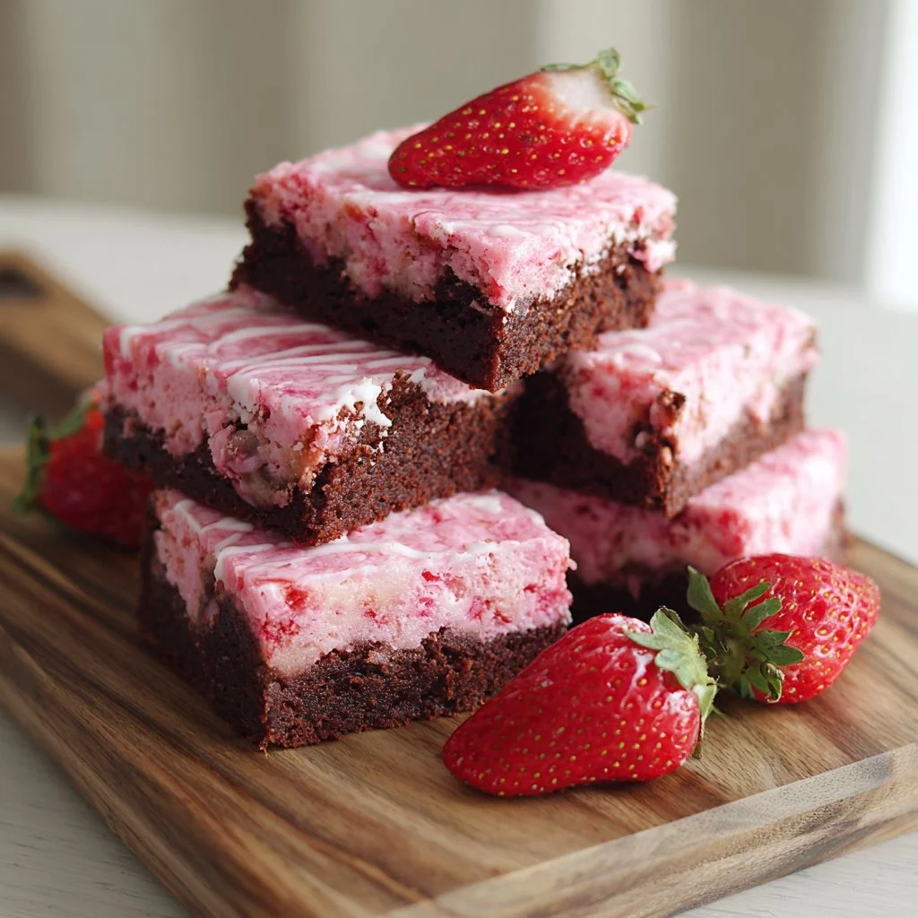 Strawberry Brownies