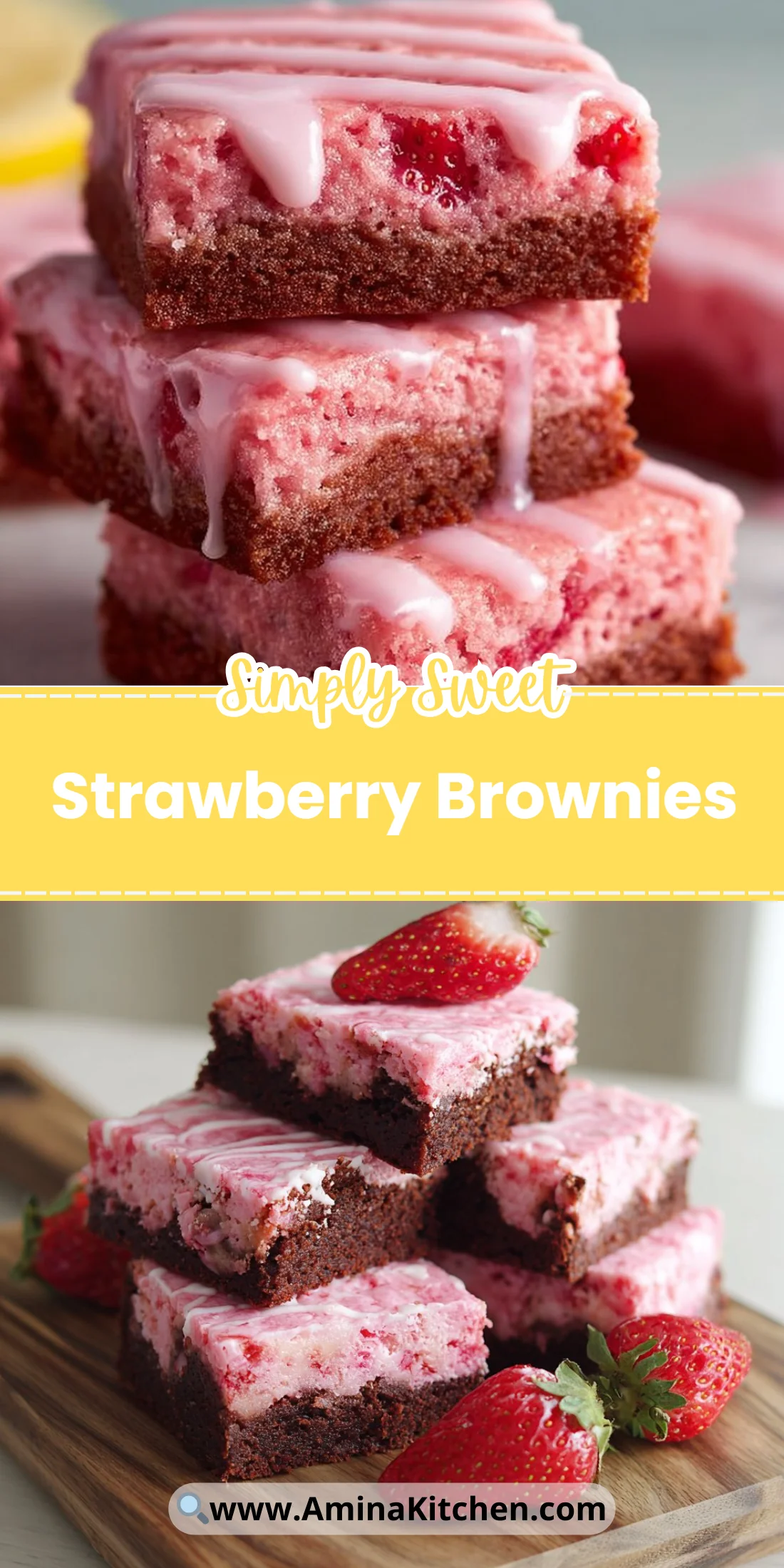 Strawberry Brownies