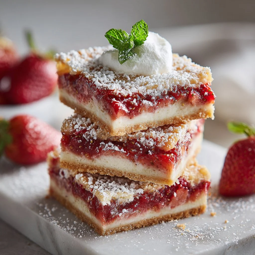 Strawberry Pie Bars