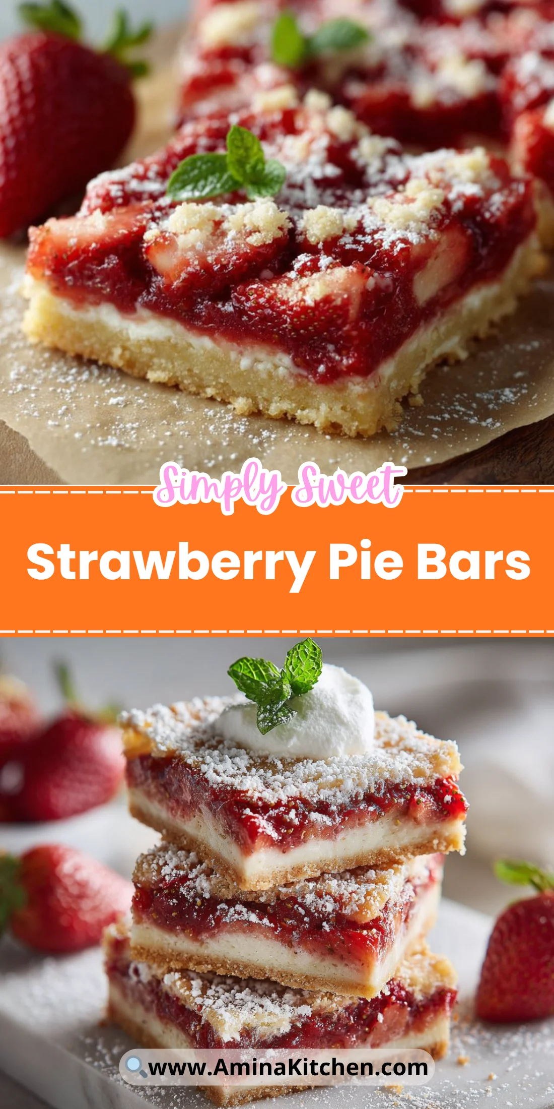 Strawberry Pie Bars