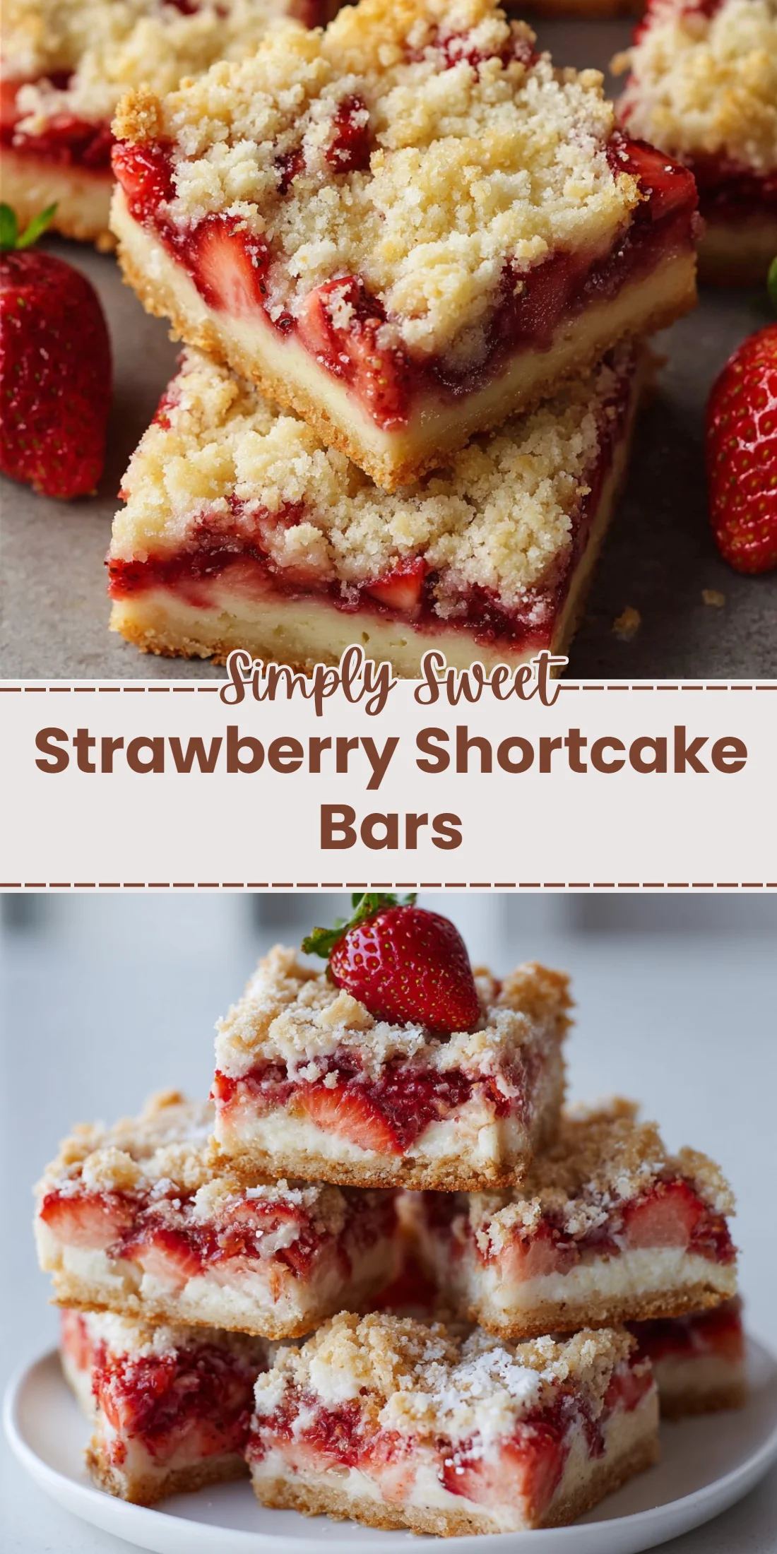 Strawberry Shortcake Bars