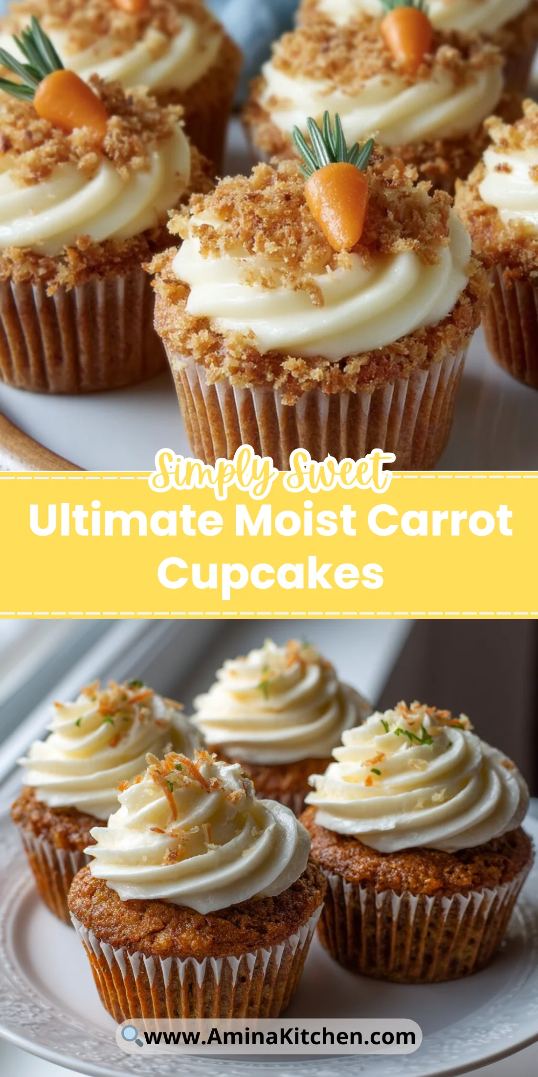 Ultimate Moist Carrot Cupcakes