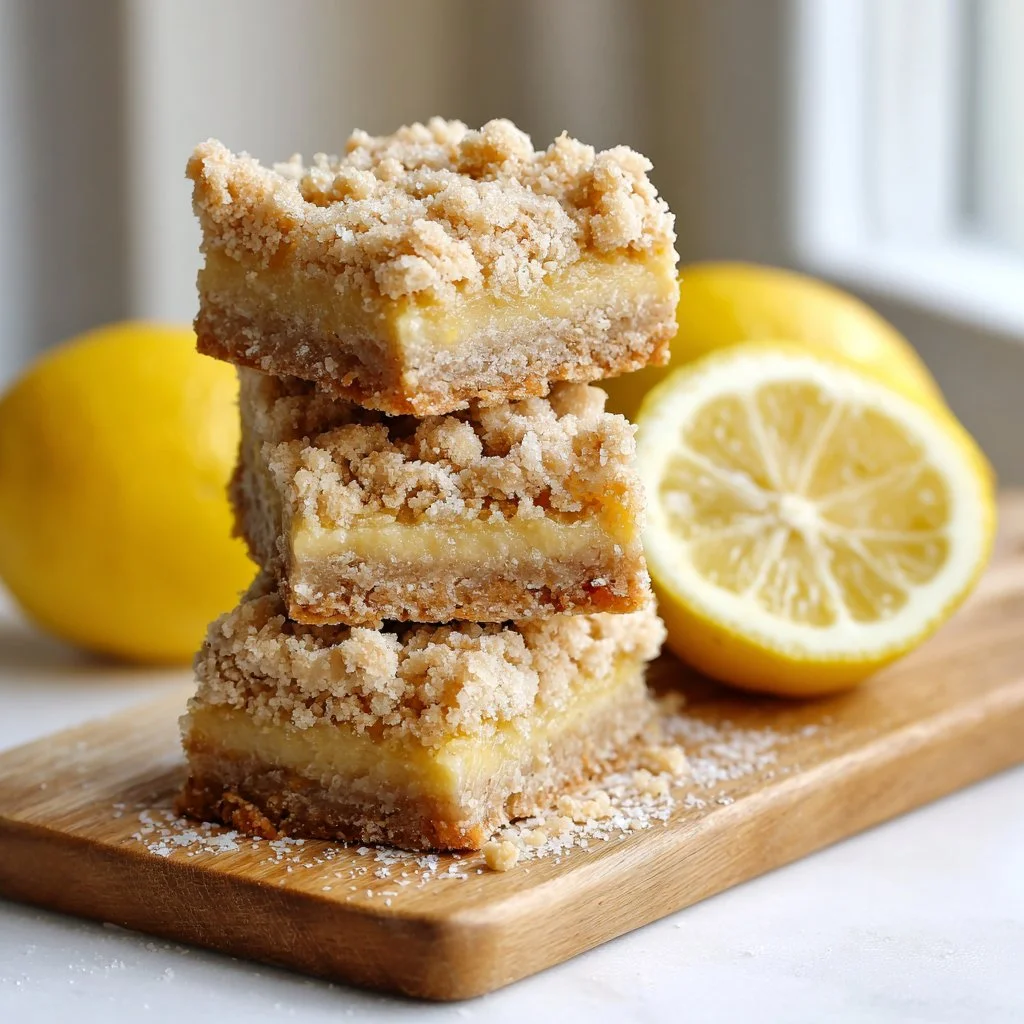 Zesty Lemon Crumb Bars That'll Brighten Your Day