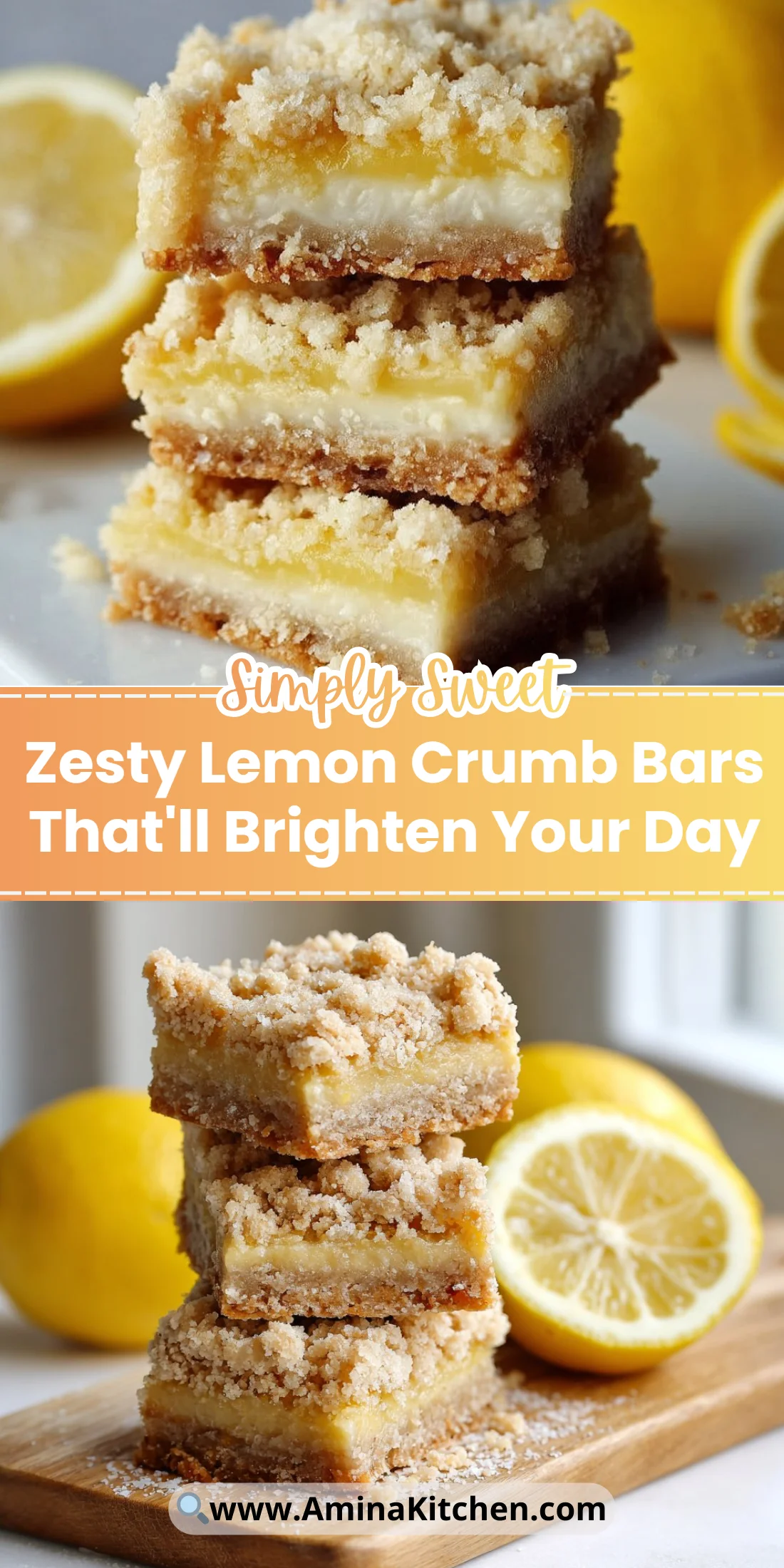 Zesty Lemon Crumb Bars That'll Brighten Your Day