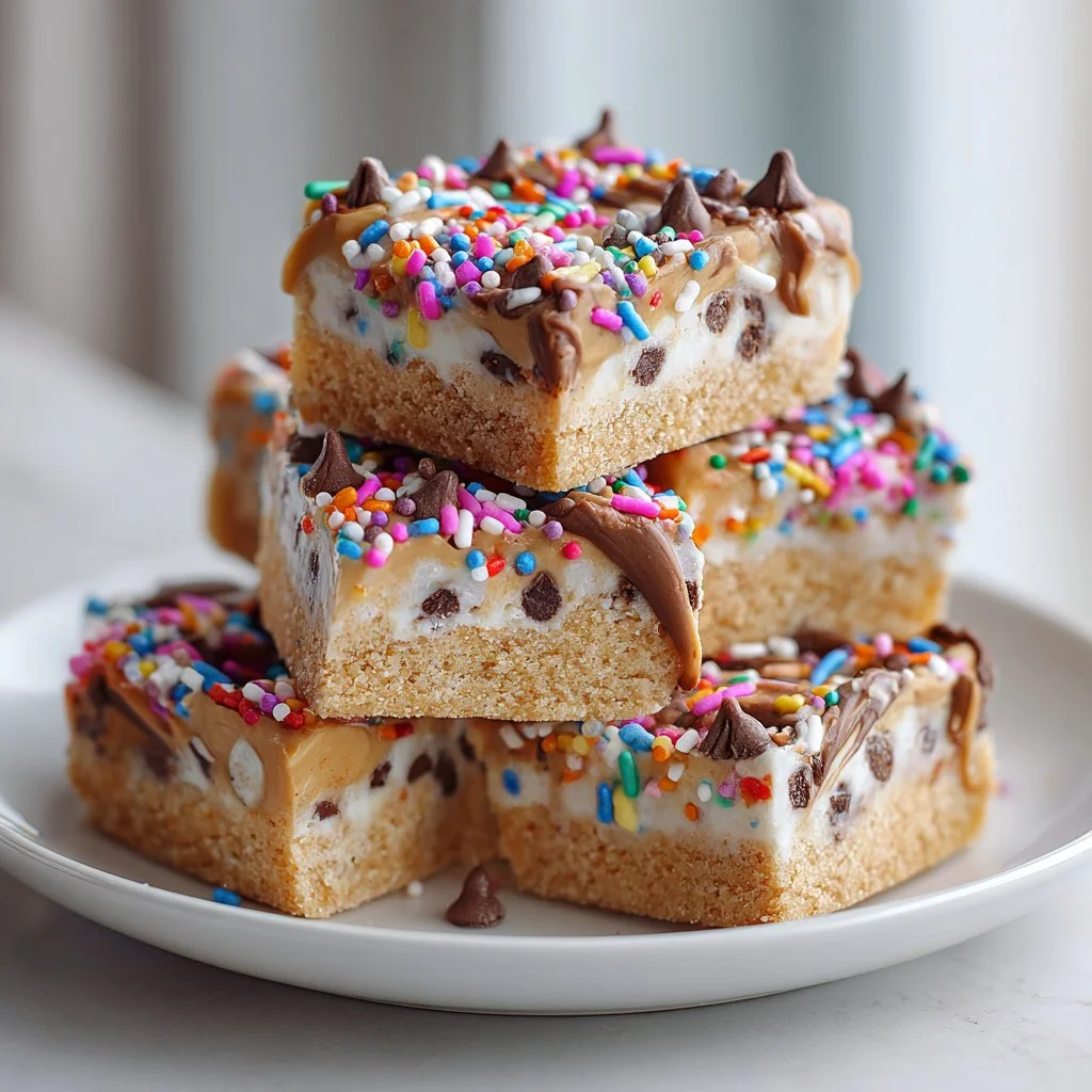 Birthday Cake Protein Bars