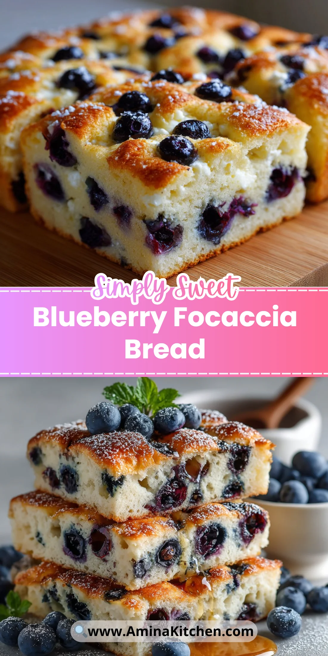 Blueberry Focaccia Bread
