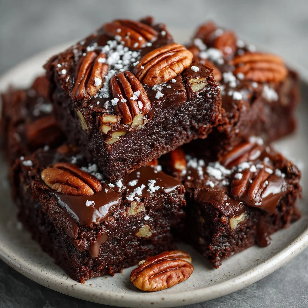 Chocolate Turtle Brownies