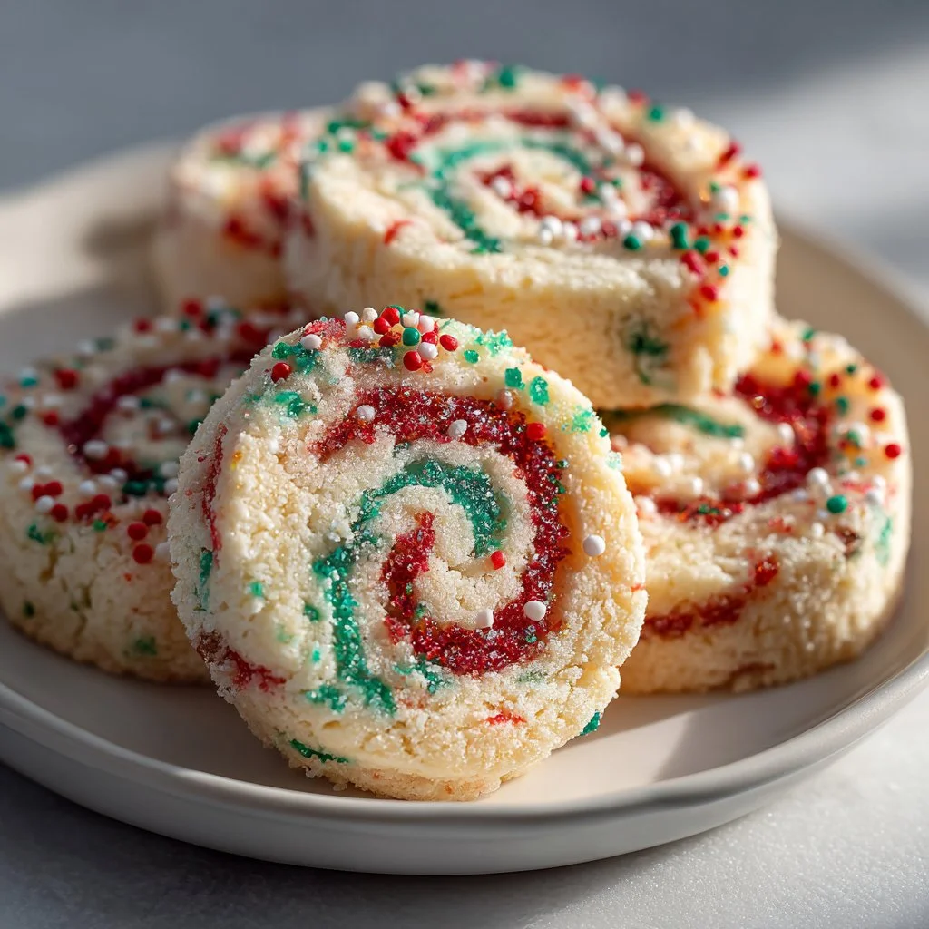 Christmas Pinwheel Cookies