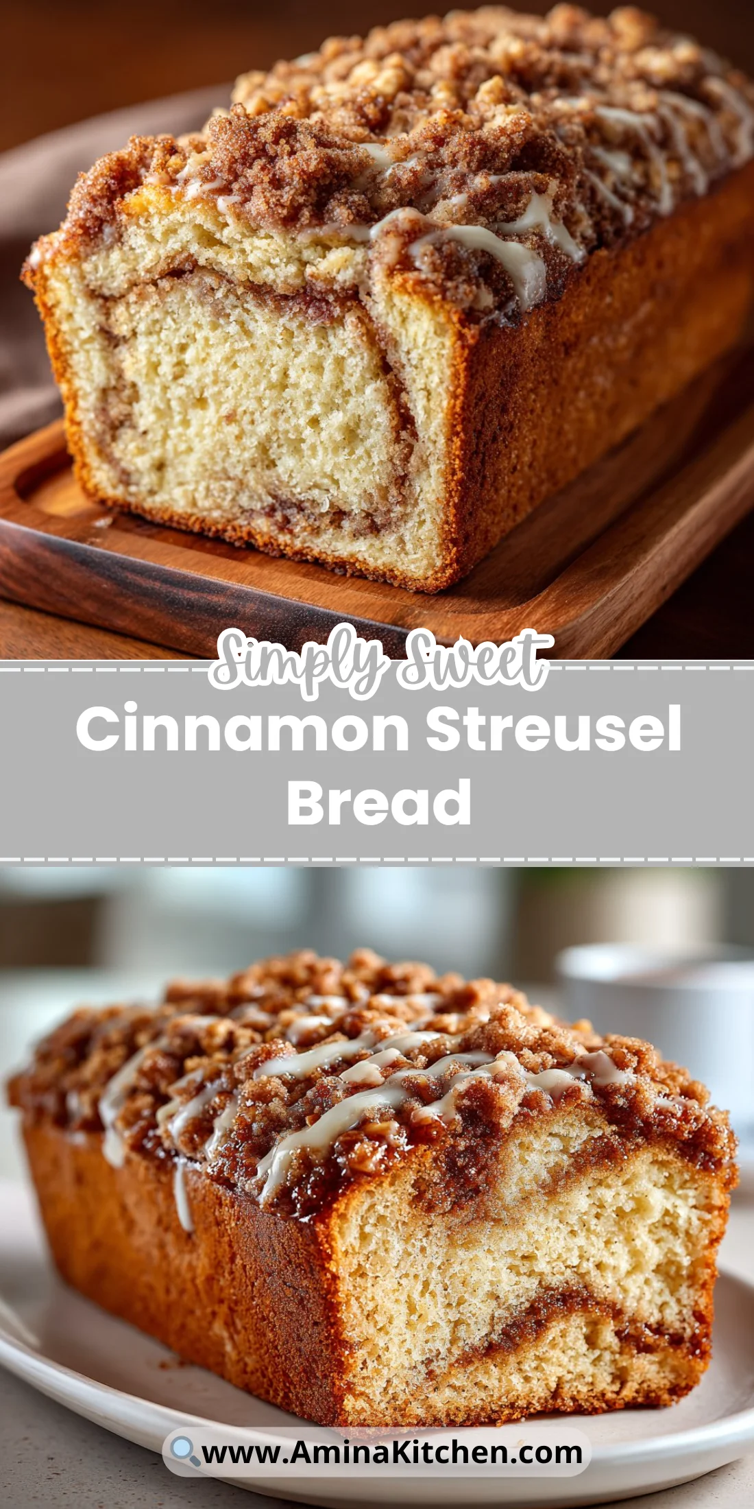 Cinnamon Streusel Bread