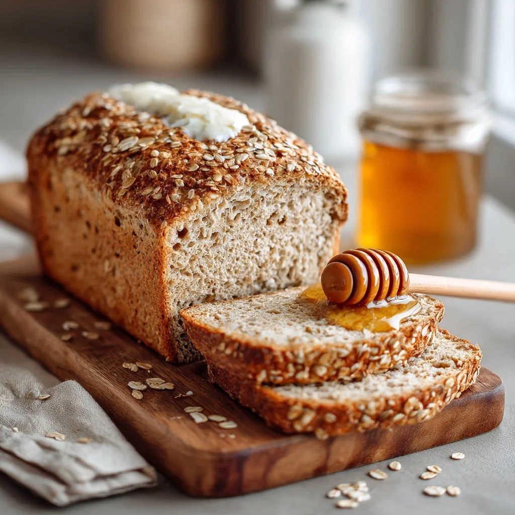 Honey Cinnamon Oatmeal Bread