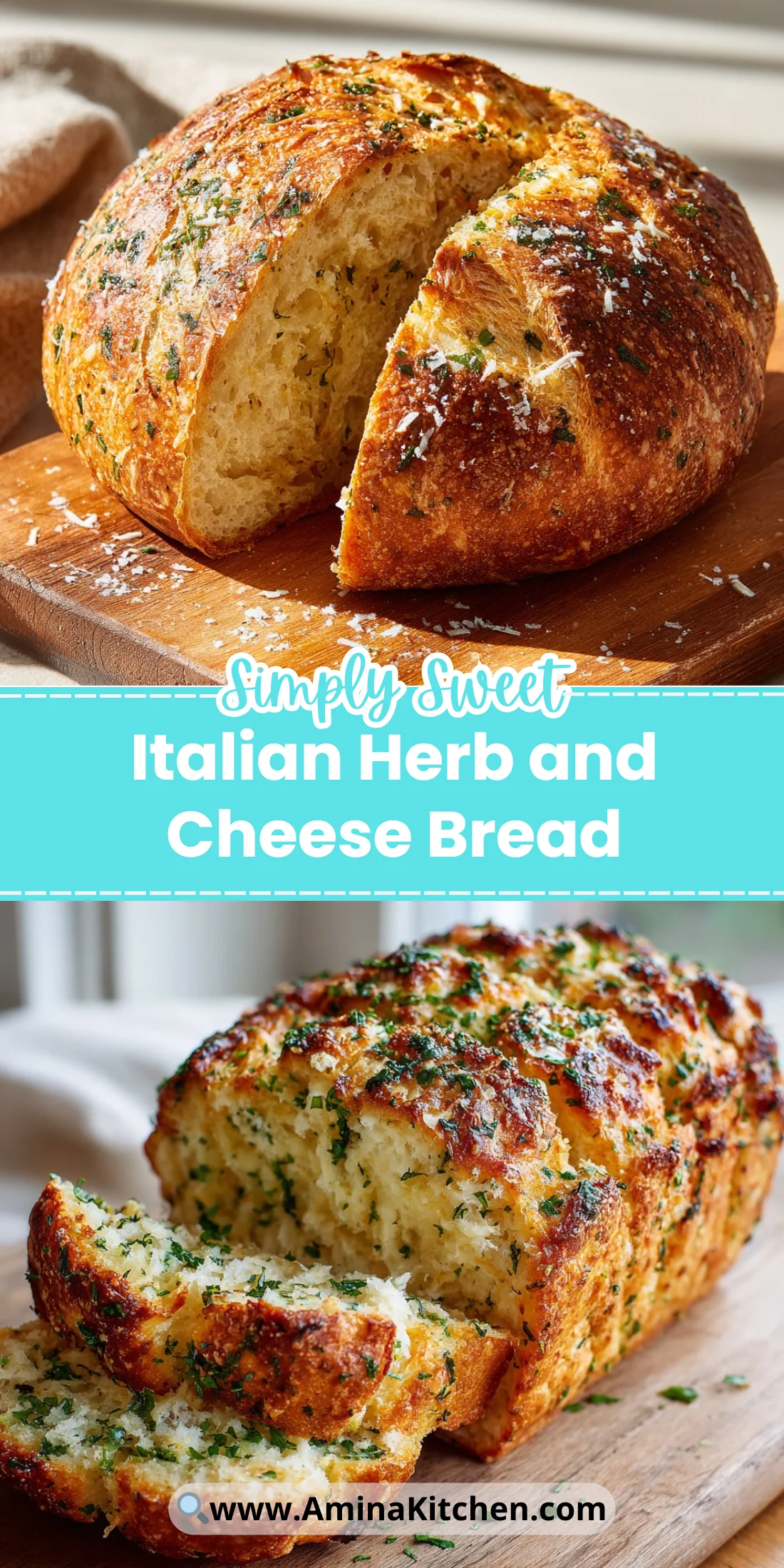 Italian Herb and Cheese Bread