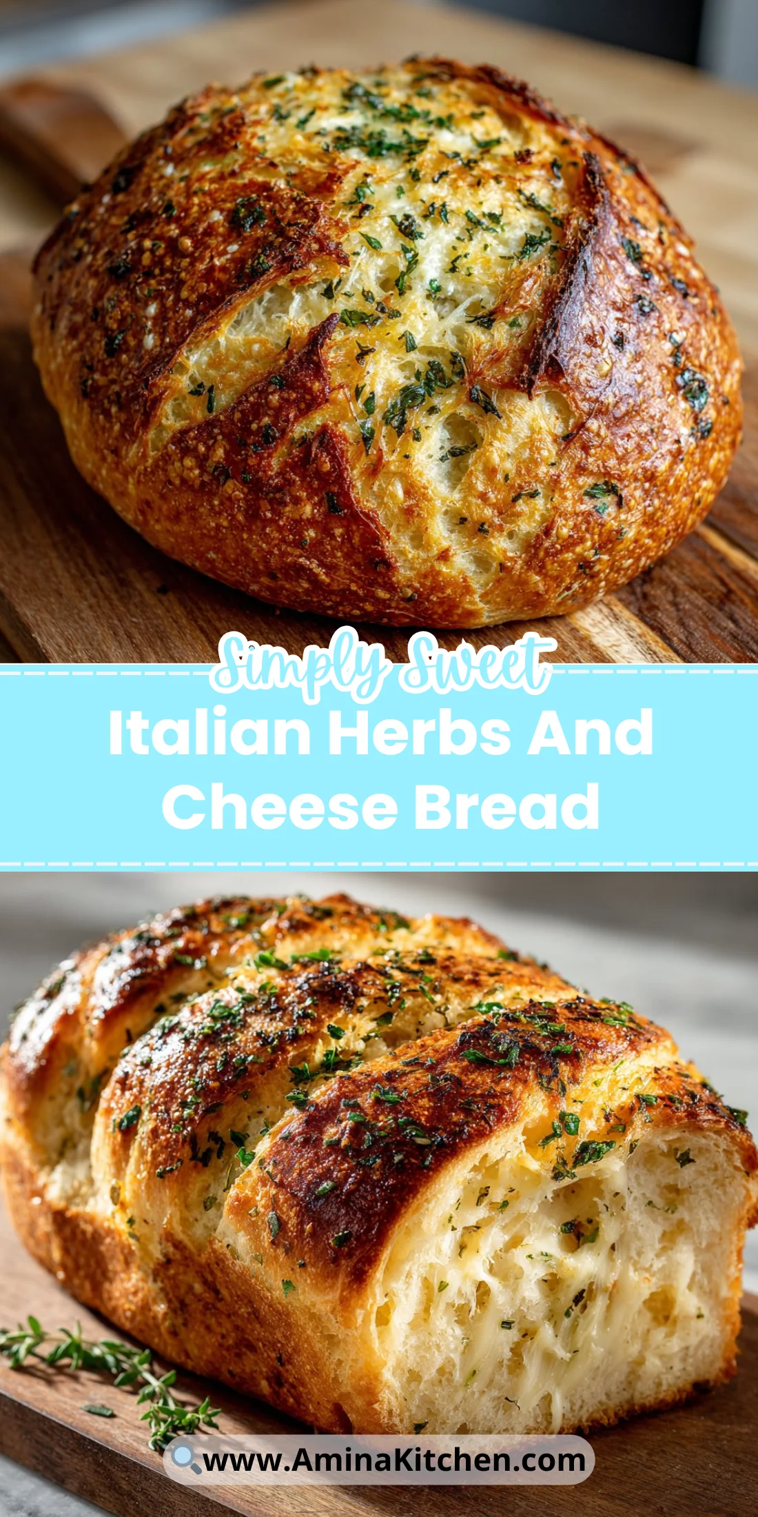 Italian Herbs And Cheese Bread