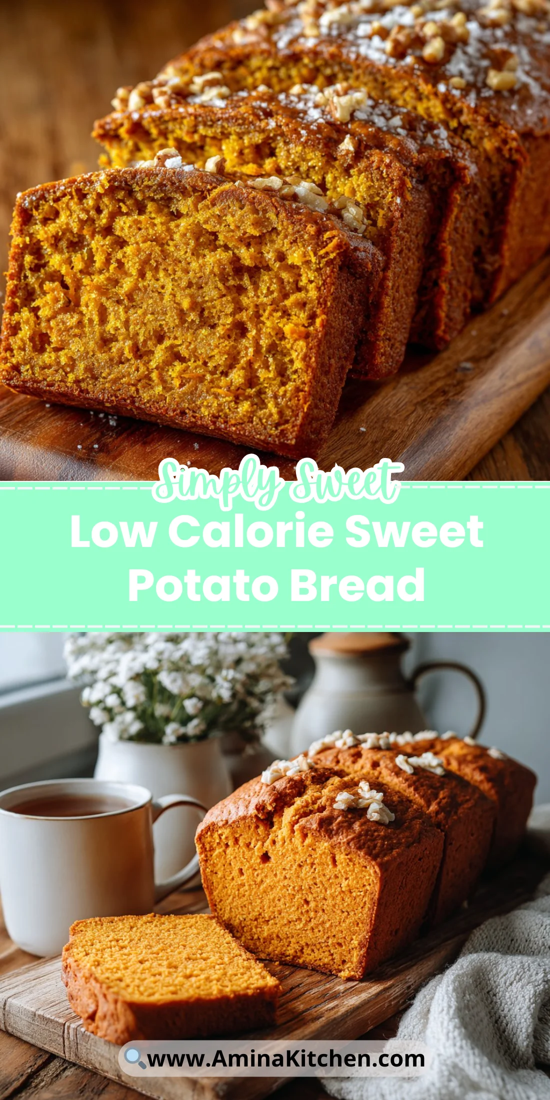 Low Calorie Sweet Potato Bread