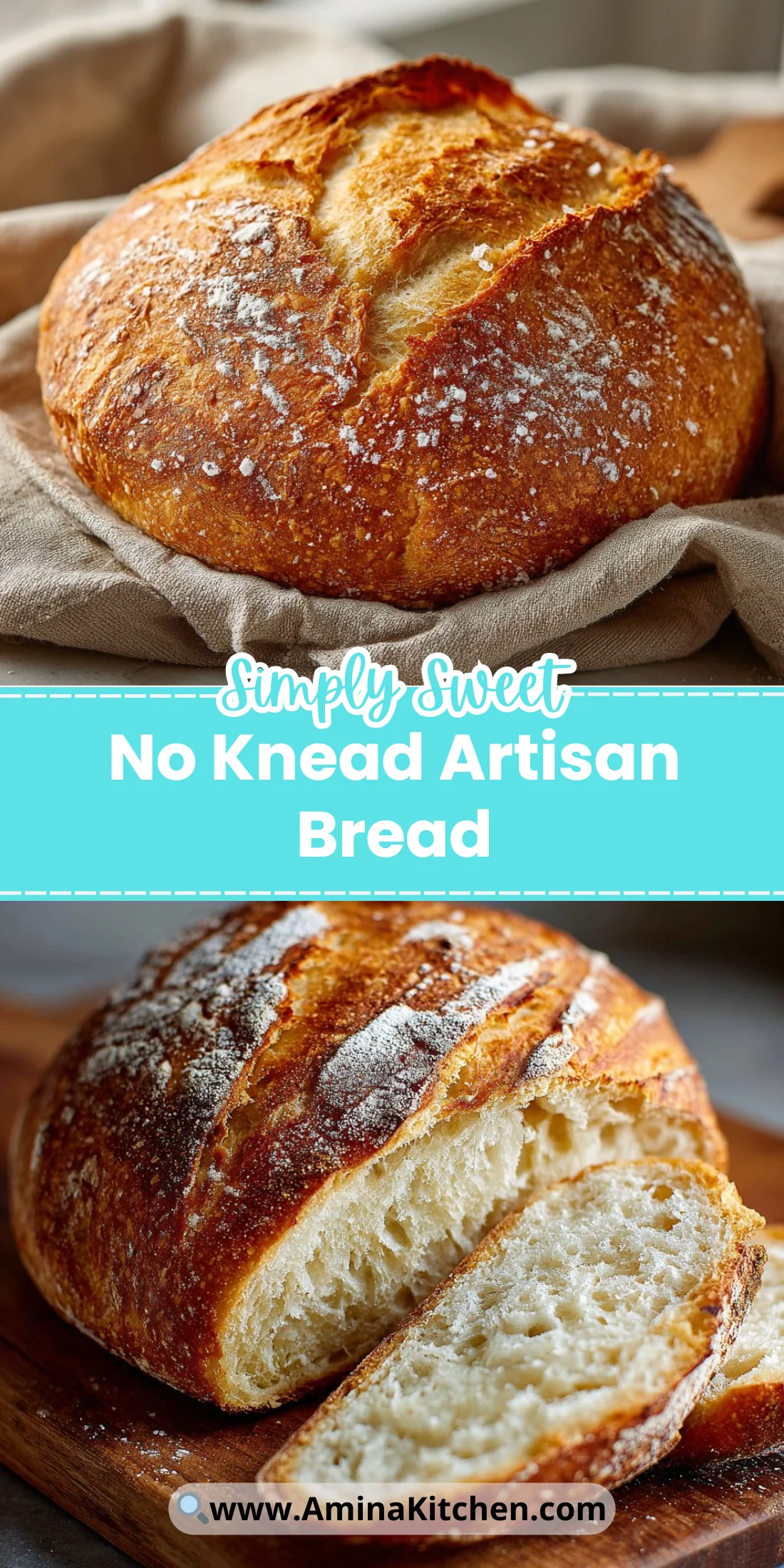No Knead Artisan Bread