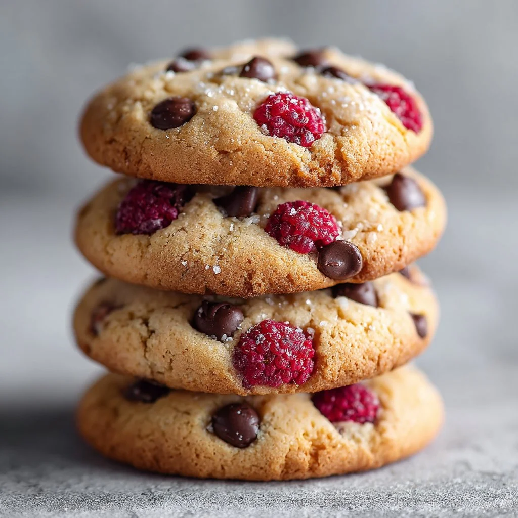 Raspberry Chocolate Chip Cookies