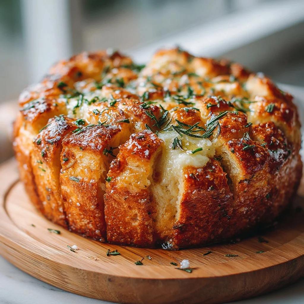 Rosemary Garlic Pull Apart Bread