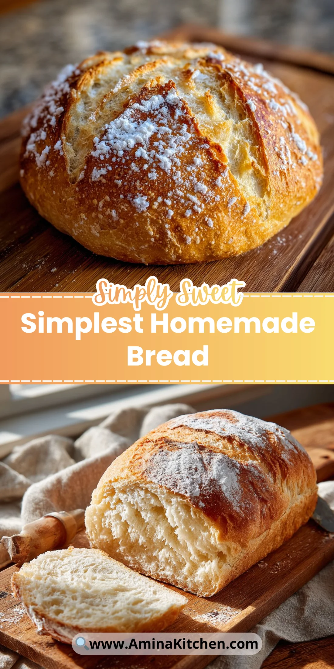Simplest Homemade Bread