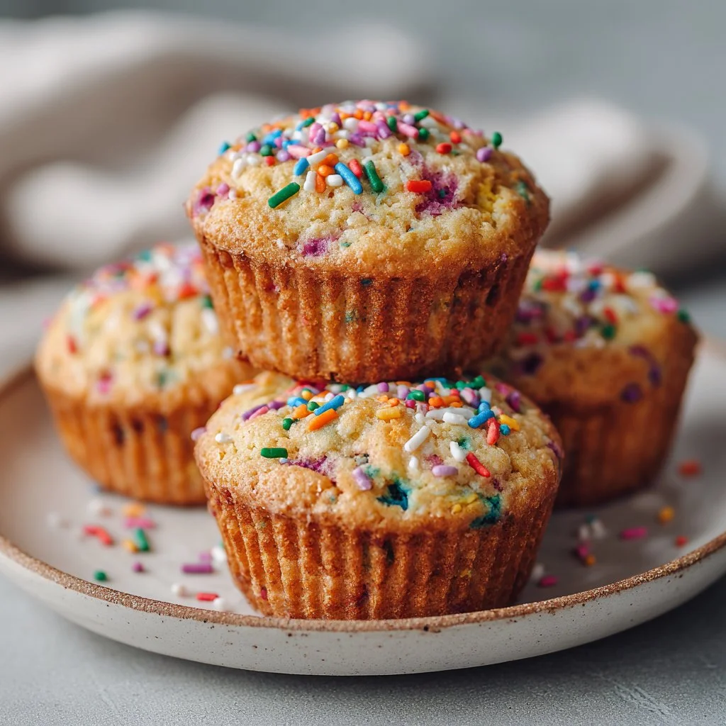 Vegan Gluten-Free Funfetti Muffins