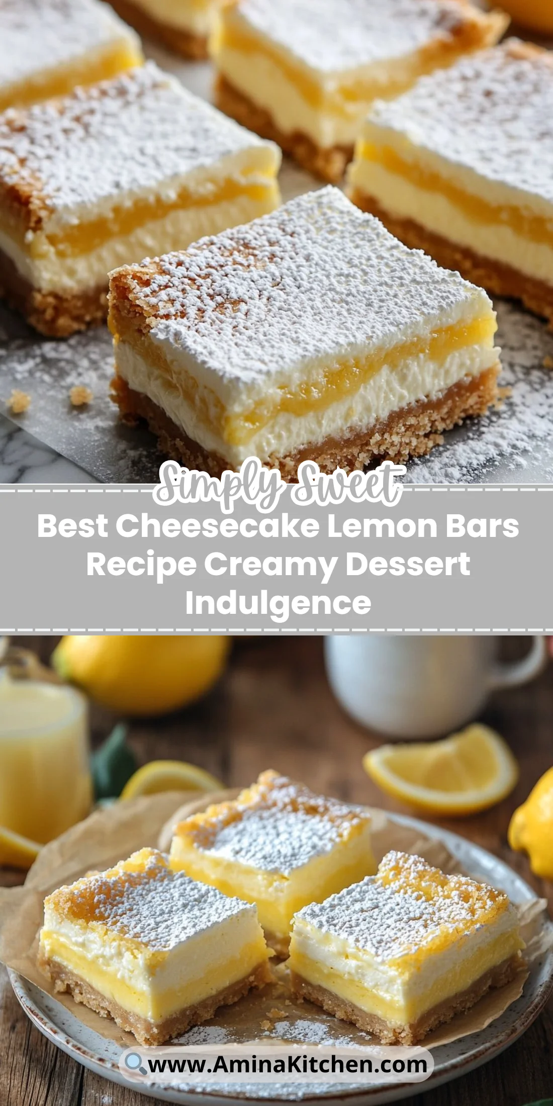 Best Cheesecake Lemon Bars Recipe Creamy Dessert Indulgence