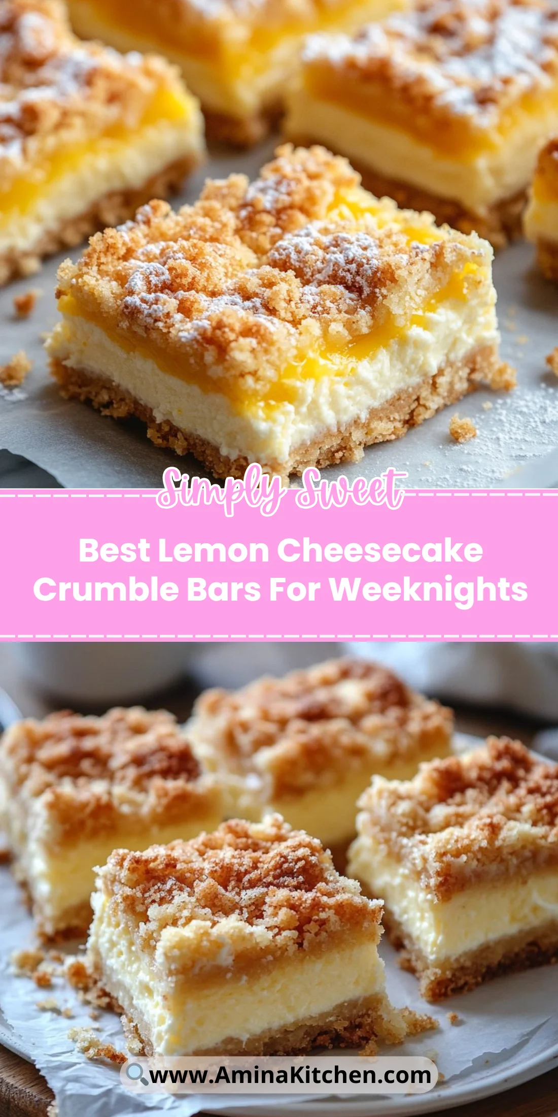 Best Lemon Cheesecake Crumble Bars For Weeknights