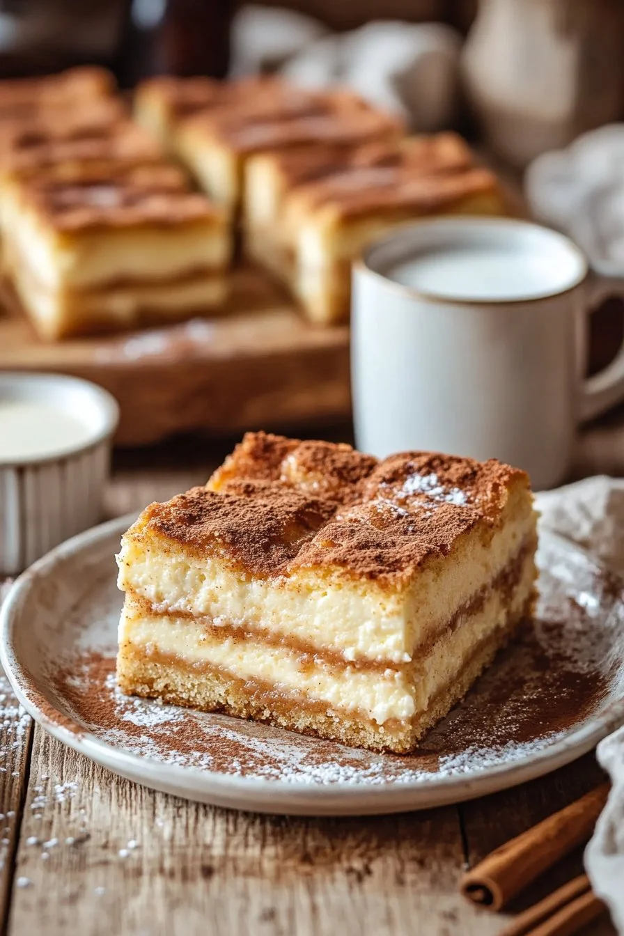 Churro Cheesecake Bars