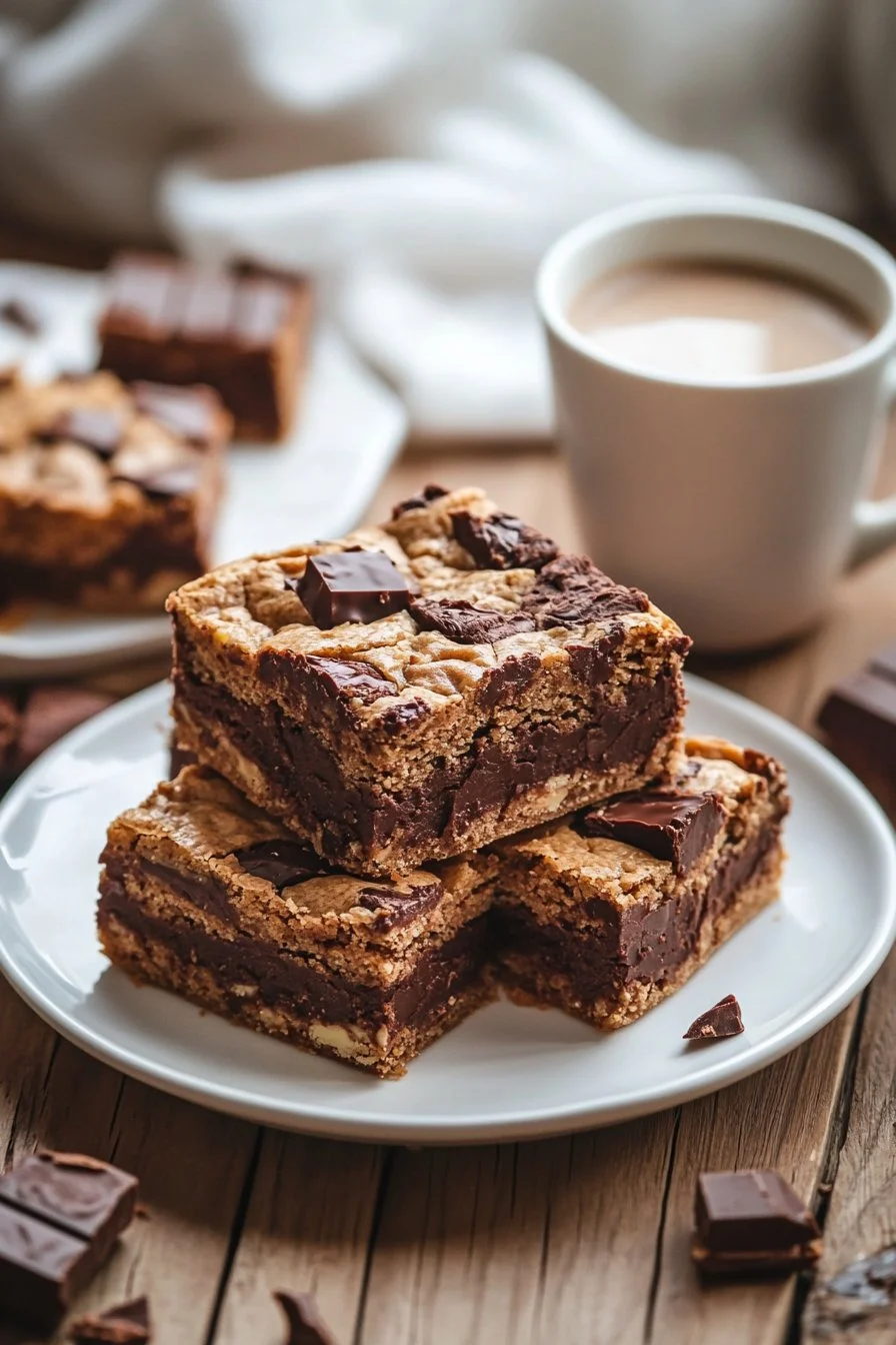 Decadent Moose Tracks Cookie Bars for Sweet Indulgence