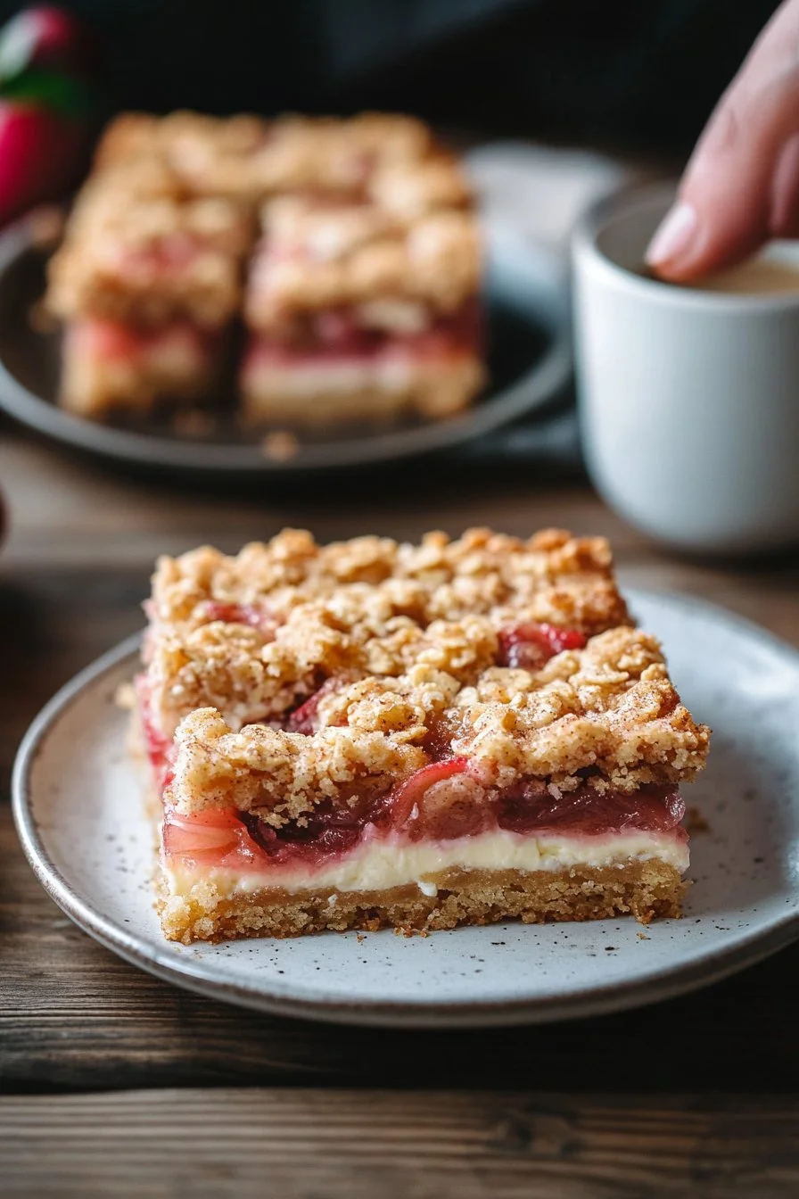 Delicious Rhubarb Cream Cheese Bars Perfect for Any Celebration